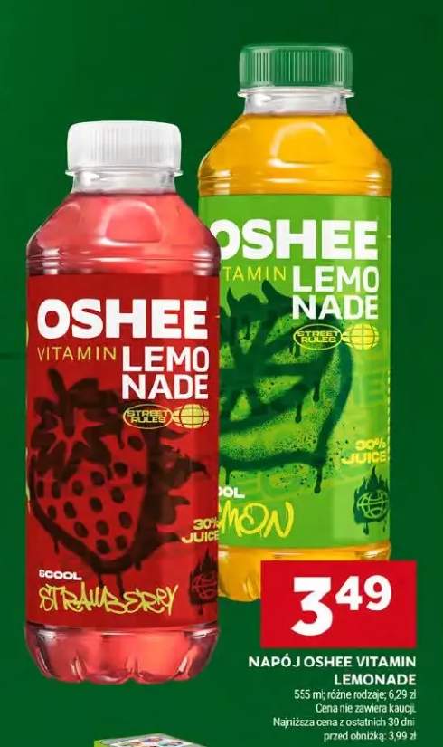 Napój Oshee Vitamin Lemonade cytryna