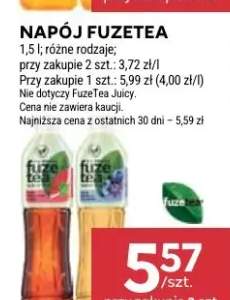 Napój FuzeTea różne rodzaje