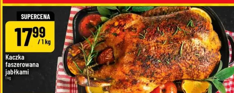 Kaczka faszerowana jabłkami