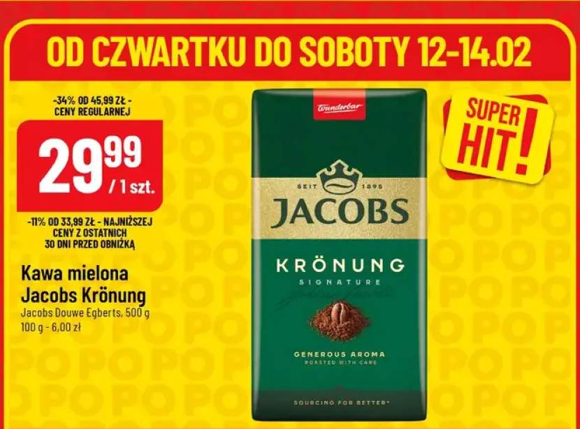 Kawa mielona Krónung