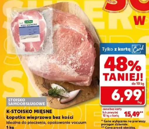 Łopatka wieprzowa bez kości