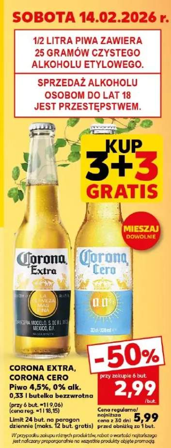 Piwo Corona Extra