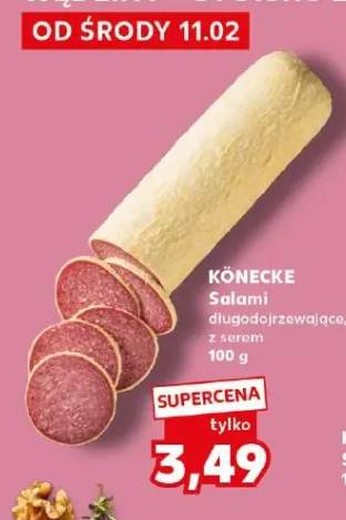 Salami długodojrzewające z serem