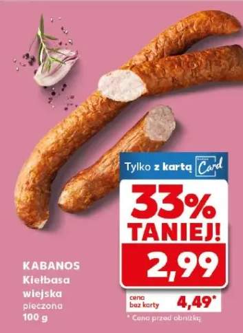 Kiełbasa wiejska pieczona