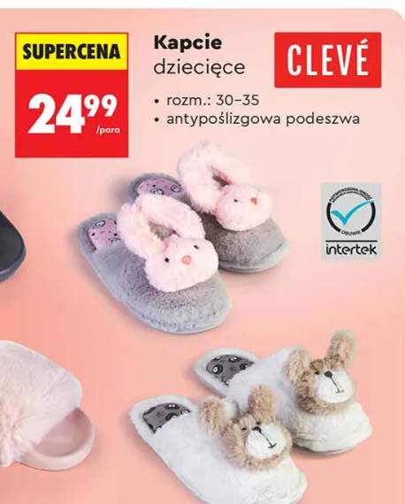 Kapcie dziecięce