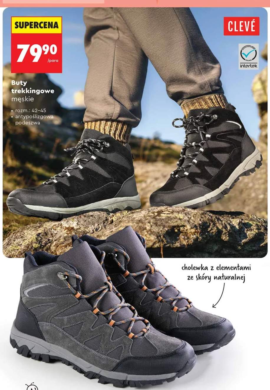 Buty trekkingowe męskie