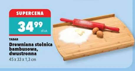 Drewniana stolnica bambusowa, dwustronna