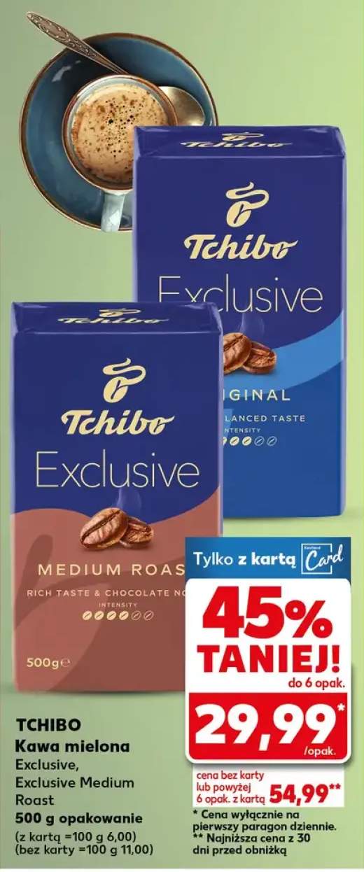 Kawa mielona Exclusive, Exclusive Medium Roast