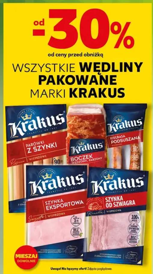 Wędliny pakowane szynka od sznagra