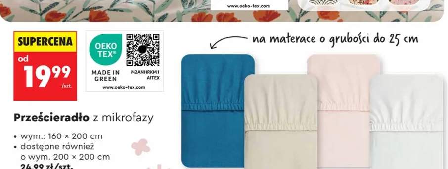 Prześcieradło z mikrofazy