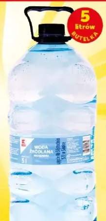 Woda źródlana niegazowana 5 l butelka