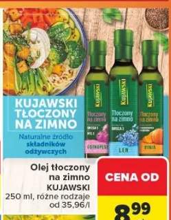 Olej tłoczony na zimno różne rodzaje