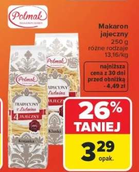 Makaron jajeczny różne rodzaje