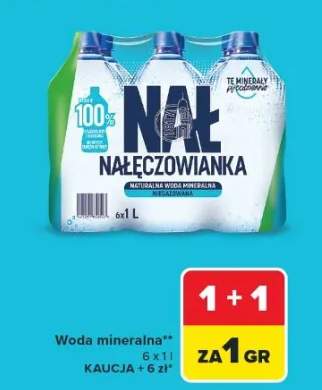 Woda mineralna niegazowana