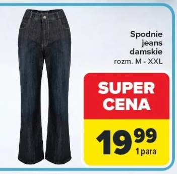 Spodnie jeans damskie rozm. M - XXL
