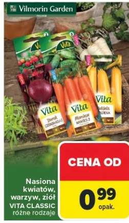 Nasiona kwiatów, warzyw, ziół VITA CLASSIC