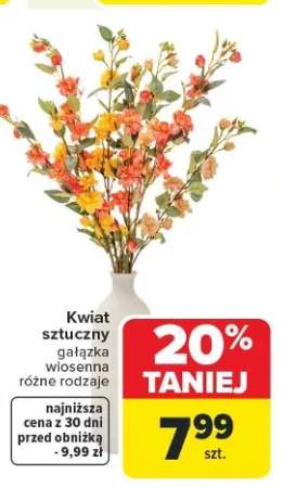 Kwiat sztuczny gałązka wiosenna różne rodzaje