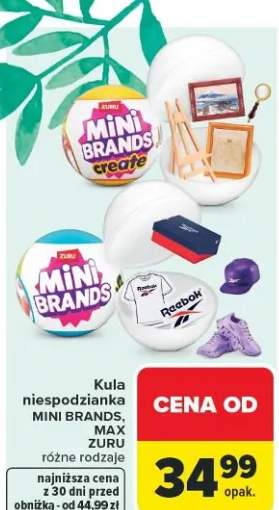 Kula niespodzianka MINI BRANDS, MAX ZURU różne rodzaje