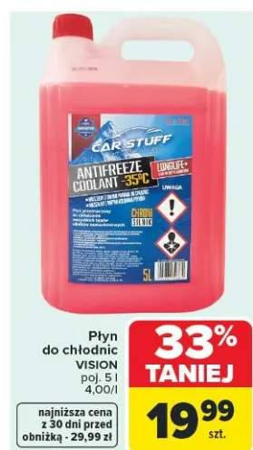 Płyn do chłodnic G-STUFF Antifreeze Coolant -35°C