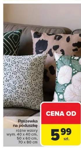 Poszewka na poduszkę różne wzory 40 x 60 cm, 50 x 60 cm, 70 x 80 cm