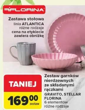 Zastawa stołowa linia ATLANTICA różne rodzaje cena na etykiecie zawiera obniżkę