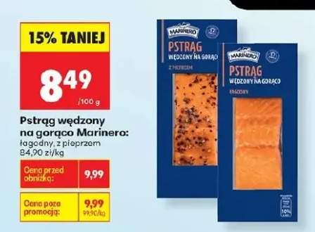 Pstrąg wędzony na gorąco łagodny