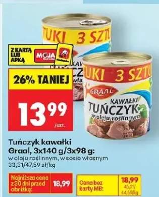 Tuńczyk kawałki w oleju roślinnym