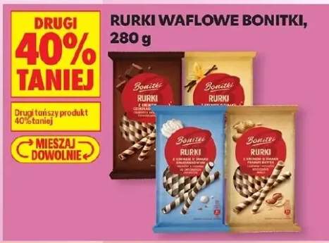 Rurki waflowe z kremem cappuccino