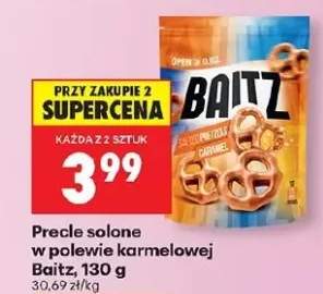 Precle solone w polewie karmelowej