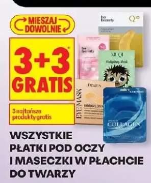Wszystkie płatki pod oczy i maseczki w płachcie do twarzy