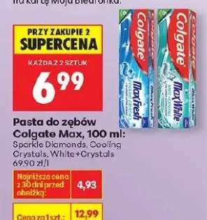 Pasta do zębów Max, 100ml: Sparkle Diamonds, Cooling Crystals, White+Crystals