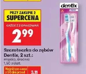 Szczoteczka do zębów miękka, średnia