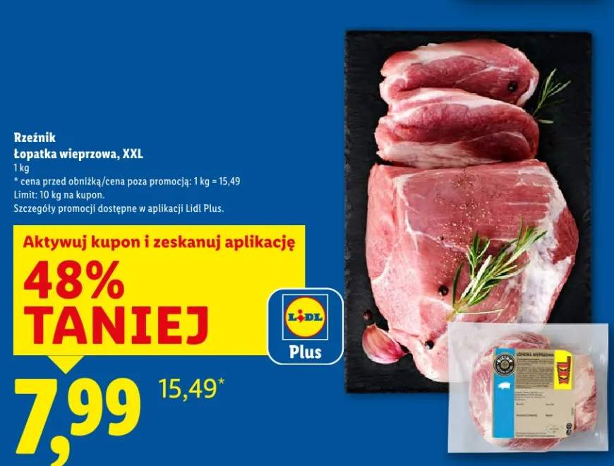 Łopatka wieprzowa, XXL