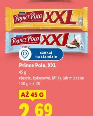 Baton czekoladowy XXL classic, kokosowe, Milka lub mleczne