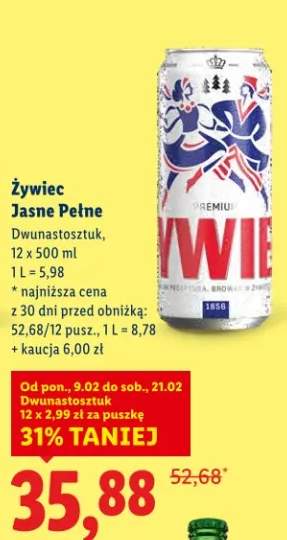 Piwo Żywiec Jasne Pełne