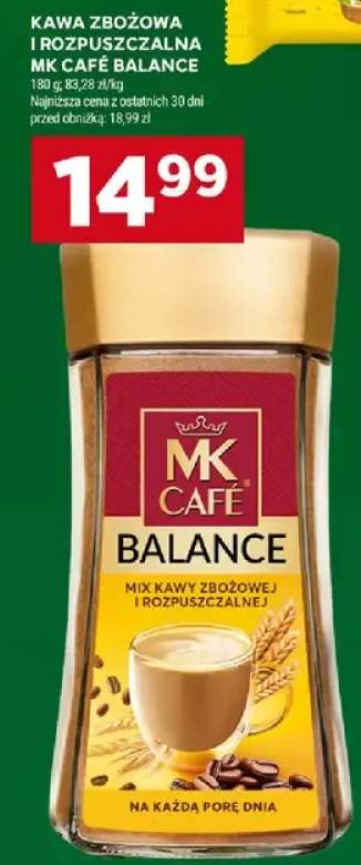 Kawa zbożowa i rozpuszczalna mk cafe balance