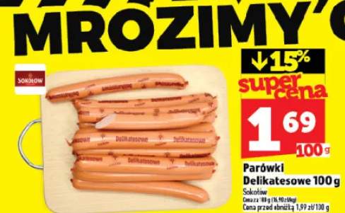 Parówki Delikatesowe 100 g