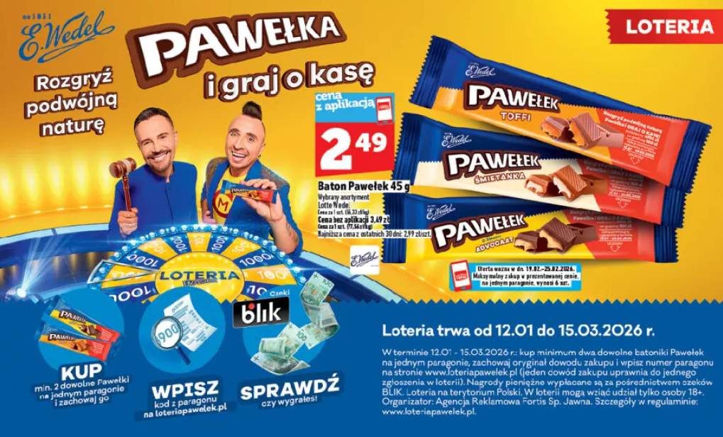 Baton Pawełek Toffi