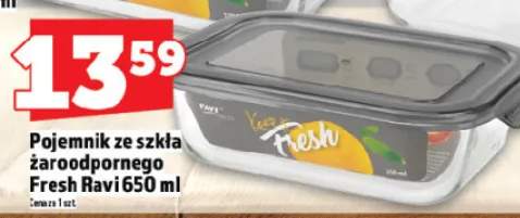 Pojemnik ze szkła żaroodpornego Fresh Ravi 650 ml