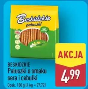 Paluszki o smaku sera i cebulki