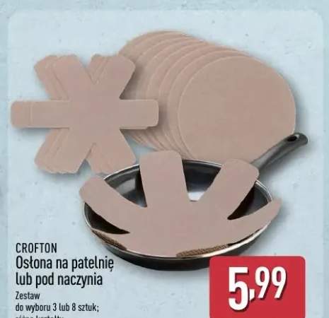 Osłona na patelnię lub pod naczynie