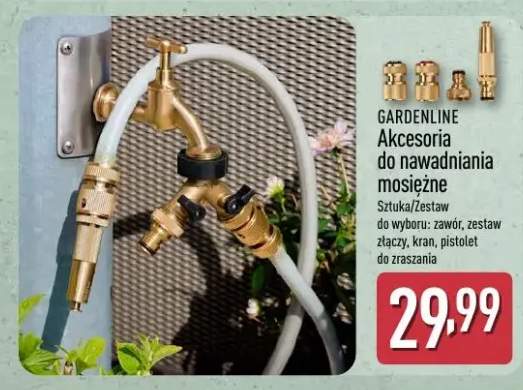 Akcesoria do nawadniania mosiężne