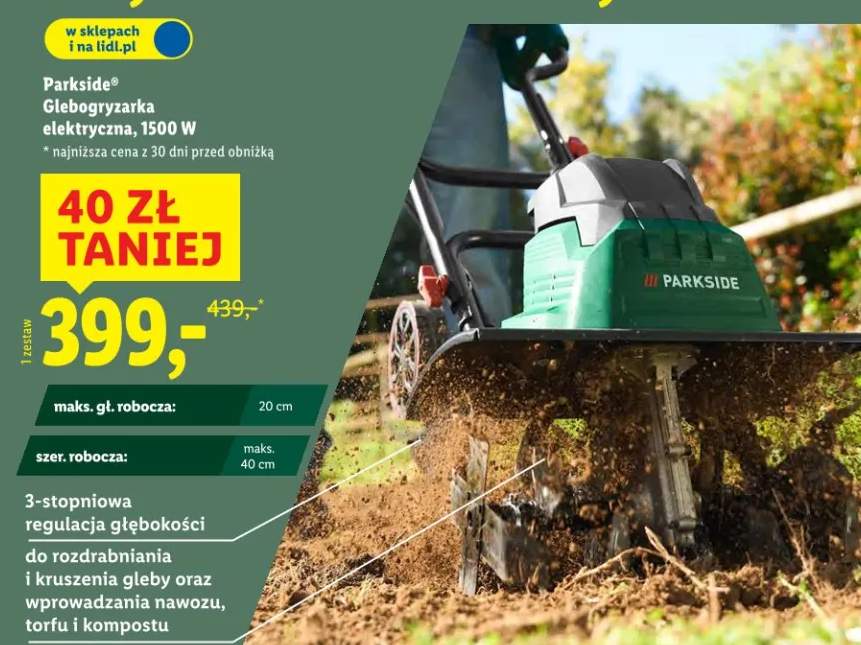 Glebogryzarka elektryczna