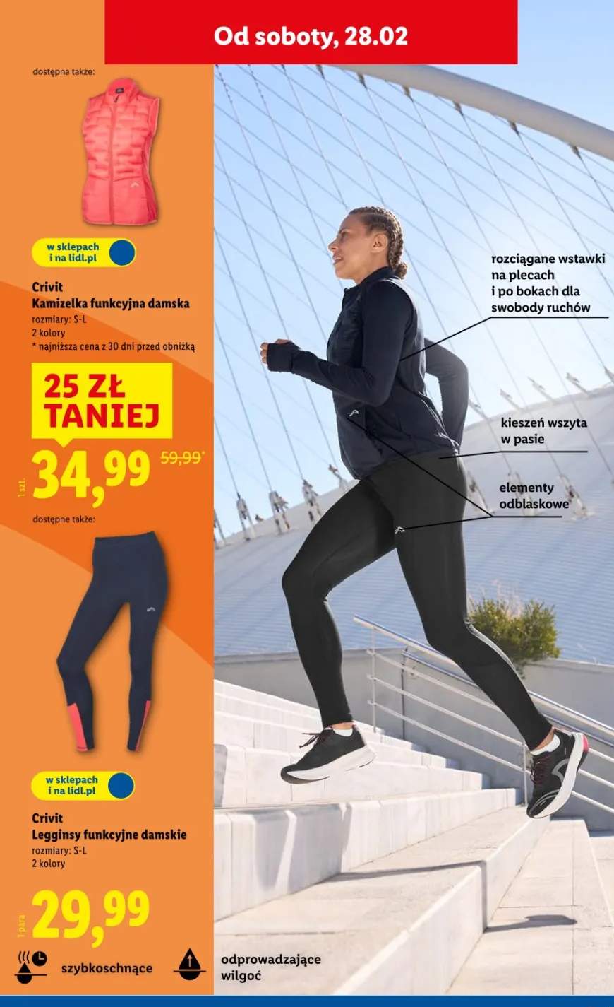 Legginsy funkcyjne damskie