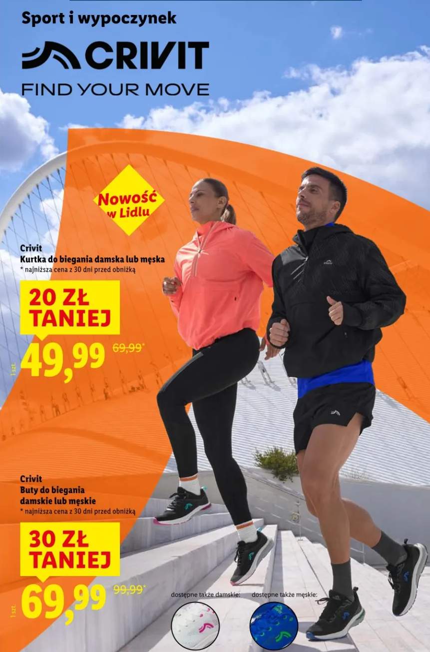 Buty do biegania damskie lub męskie