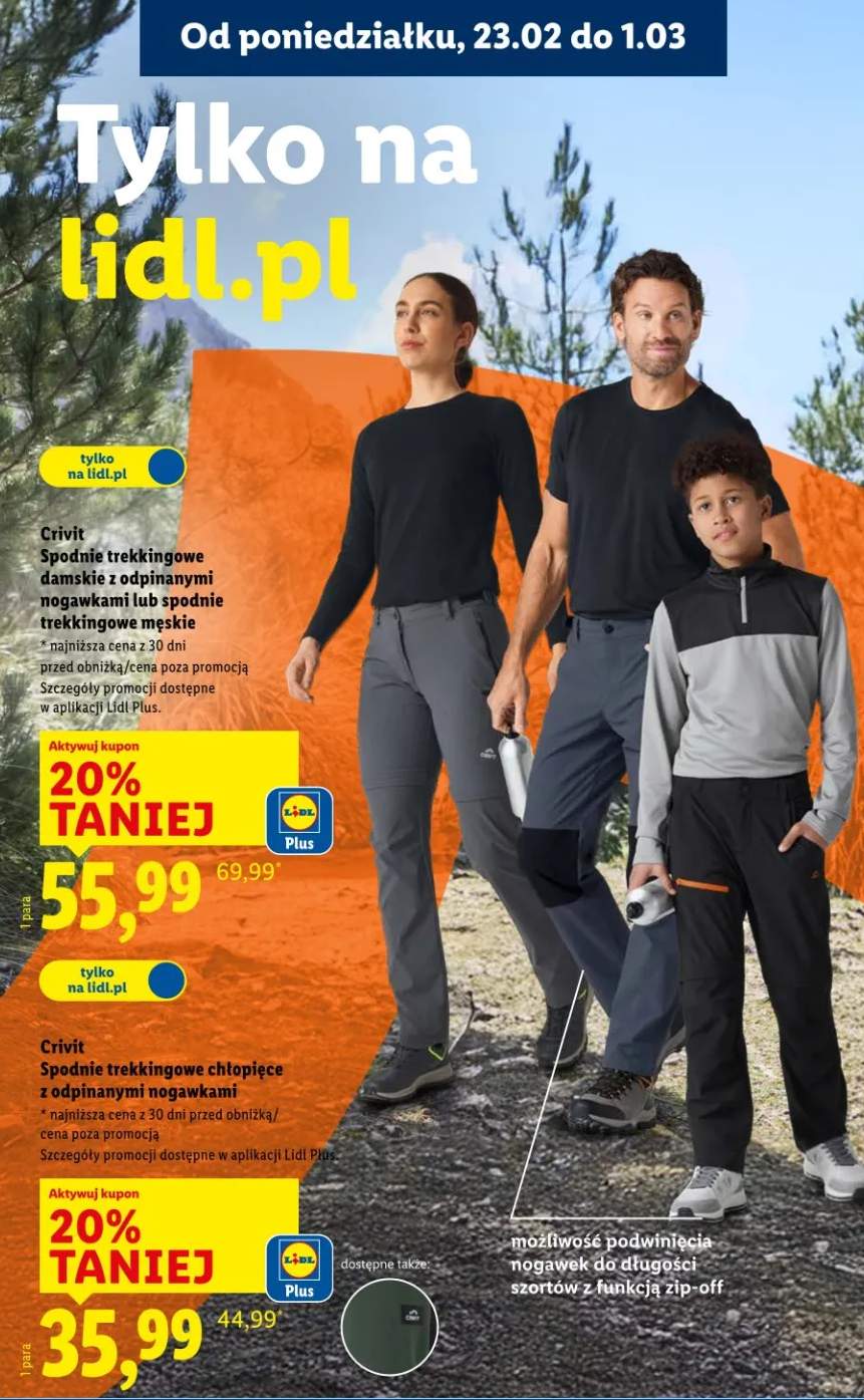 Spodnie trekkingowe chłopięce z odpinanymi nogawkami