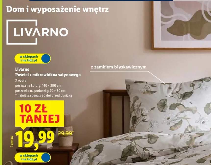 Pościel z mikrowłókna satynowego 140x200cm