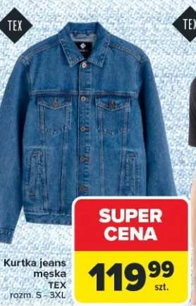 Kurtka jeans męska TEX