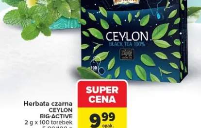 Herbata czarna Ceylon Big Active