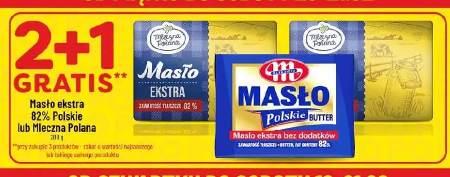 Masło ekstra bez dodatków